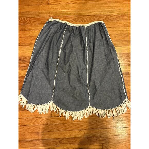 Unbranded Dresses & Skirts - Unique Bohemian Women's Size 2X Skirt Frayed Hem Stitch Detail